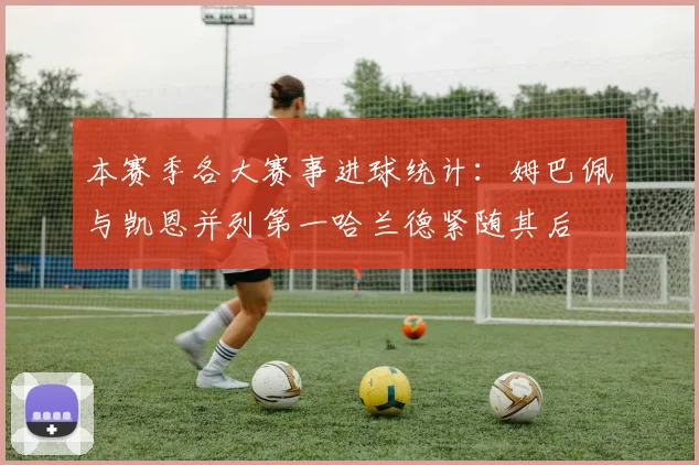 本赛季各大赛事进球统计：姆巴佩与凯恩并列第一哈兰德紧随其后